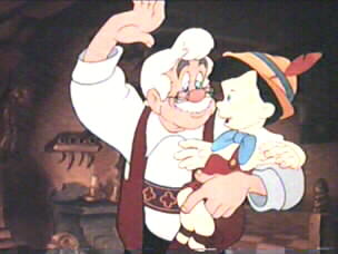 Geppetto en Pinocchio